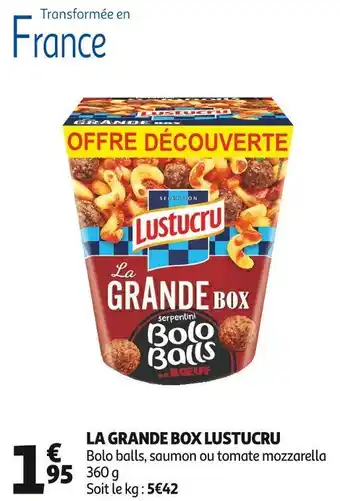 Auchan Lustucru la grande box offre