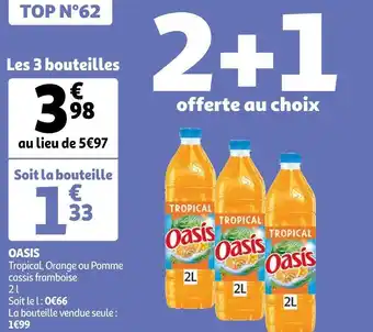 Auchan Oasis oasis offre