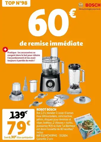 Auchan Bosch robot offre