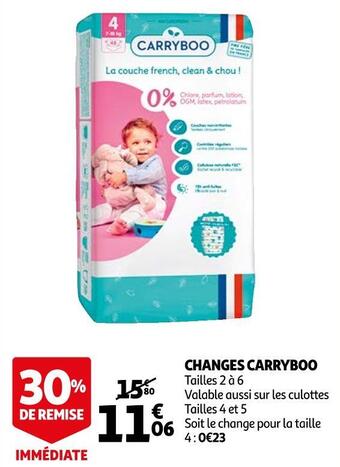 Auchan Carryboo changes offre