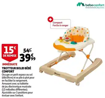 Auchan Bébé confort trotteur bolid offre