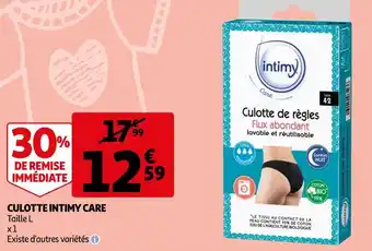 Auchan Intimy culotte care offre