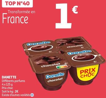 Auchan Danone danette offre