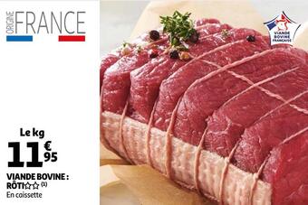 Auchan Viande bovine : rôti offre