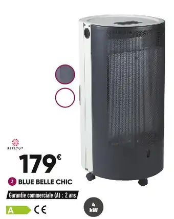 Bricorama Poêle à gaz blue belle chic offre
