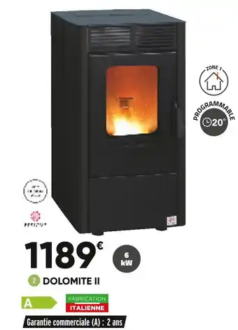 Bricorama Poêle à granulé dolomite ii offre