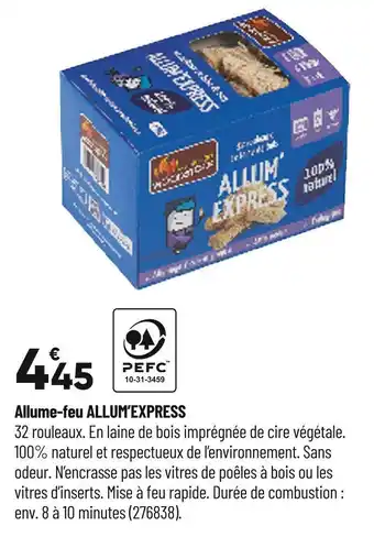 Bricorama Allume-feu allum’express offre