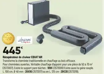 RĂ©cupĂ©rateur de chaleur equatâair