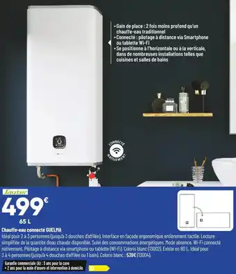 Bricorama Sauter chauffe-eau connecté guelma offre
