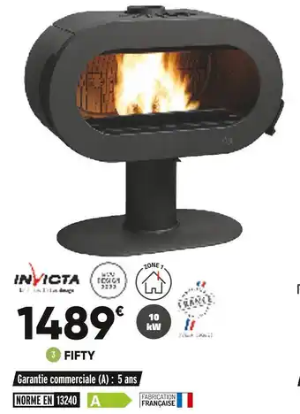 Bricorama Invicta fifty offre