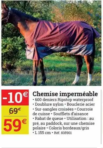 Chemise imperméable