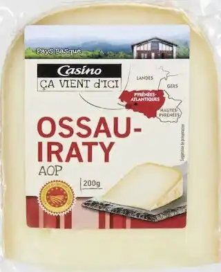 Spar OSSAU-IRATY A.O.P. 34% M.G. ÇA VIENT D’ICI CASINO 200g offre