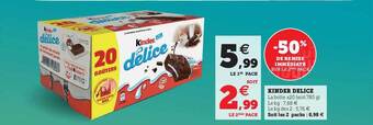 U Express Kinder délice offre