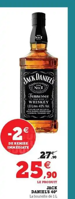 Jack daniel's 40°