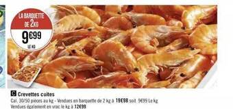 Géant Casino Crevettes cuites offre