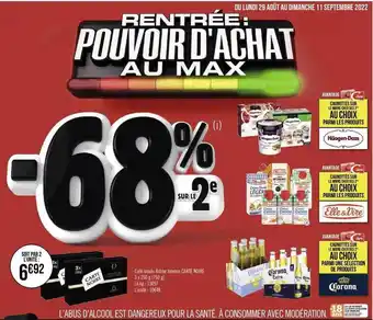 Géant Casino Café moulu arôme intense carte noire, produits häagen-dazs, produits elle & vire, produits corona offre