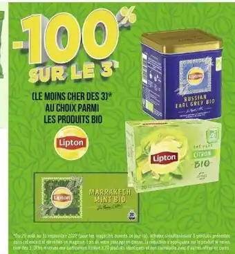 Géant Casino Produits lipton offre