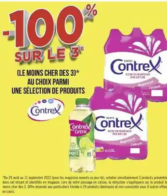 Géant Casino Produits contrex offre