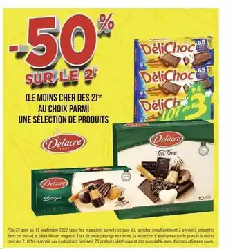 Géant Casino Produits delacre offre