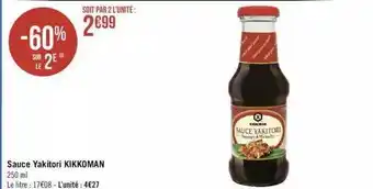 Géant Casino Sauce yakitori kikkoman offre