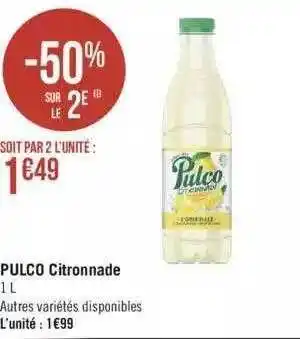 Géant Casino Pulco citronnade offre