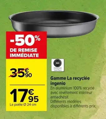 Carrefour Gamme la recyclée ingenio offre