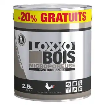 Décor Discount Peinture blanche loxxo bois extérieur 3l offre