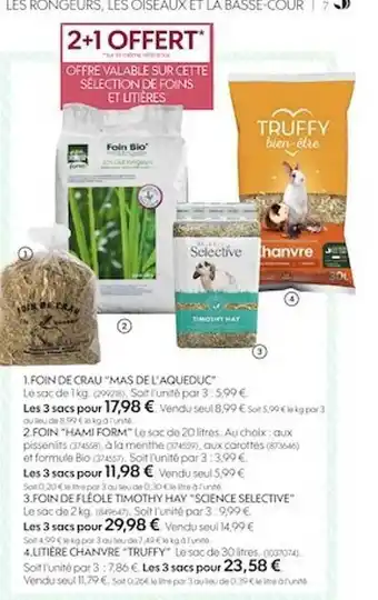 Truffaut Foin de crau offre