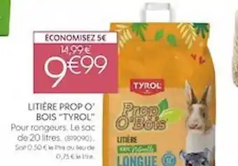 Truffaut Litière prop o' bois offre