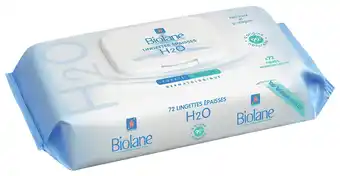 Hyper U Biolane lingettes épaisses h2o offre