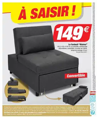 Bazarland Le fauteuil offre