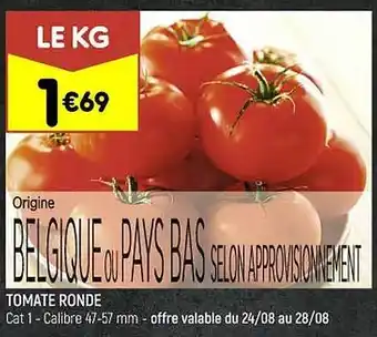 Leader Price Tomate ronde offre