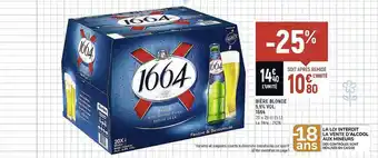 Spar Bière blonde 5,5% vol. 1664 offre