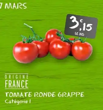 G20 Tomate ronde grappe offre