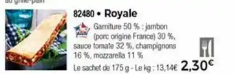 Thiriet Royale offre