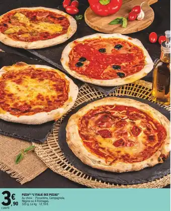 E.Leclerc Pizza "l'italie des pizzas" offre