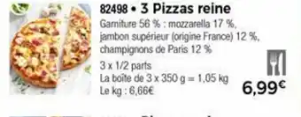 Thiriet 3 Pizzas Reine offre