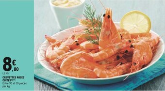 E.Leclerc Crevettes roses cuites offre