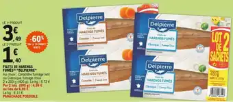 E.Leclerc "DELPIERRE" filets de harengs fumés offre