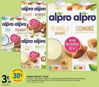 E.Leclerc "ALPRO" boisson végétale offre