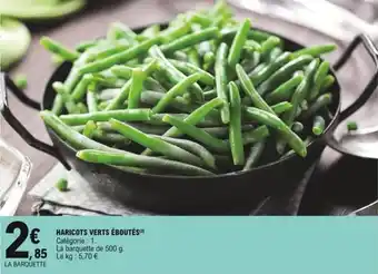 E.Leclerc Haricots verts éboutés offre