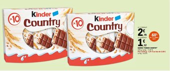 E.Leclerc "KINDER COUNTRY" barres offre