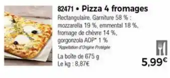 Thiriet Pizza 4 Fromages offre