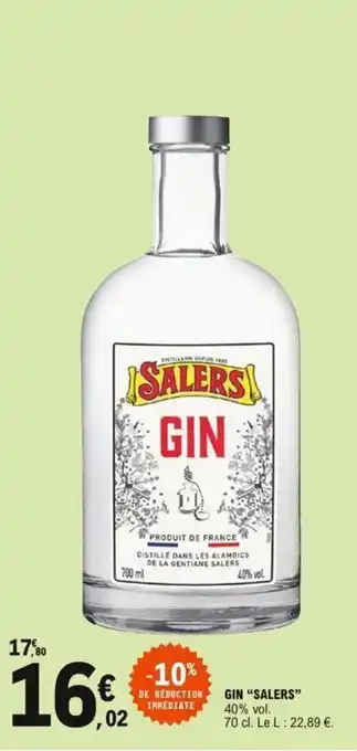 E.Leclerc "SALERS" gin offre