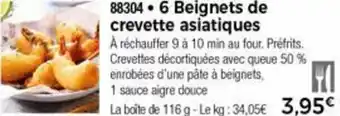 Thiriet 6 Beignets De Crevette Asiatiques offre