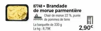 Thiriet Brandade De Morue Parmentière offre