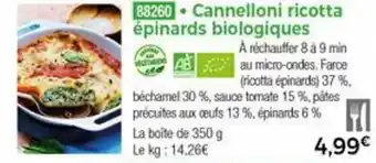 Thiriet Cannelloni Ricotta offre