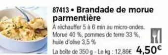 Thiriet Brandade De Morue offre