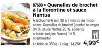 Thiriet Quenelles De Brochet offre