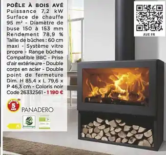 Bricomarché Poêle à bois avé offre